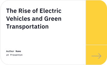 The rise of electrci Vechicles and transpotations